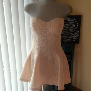 Sweet heart strapless fit and flare dress